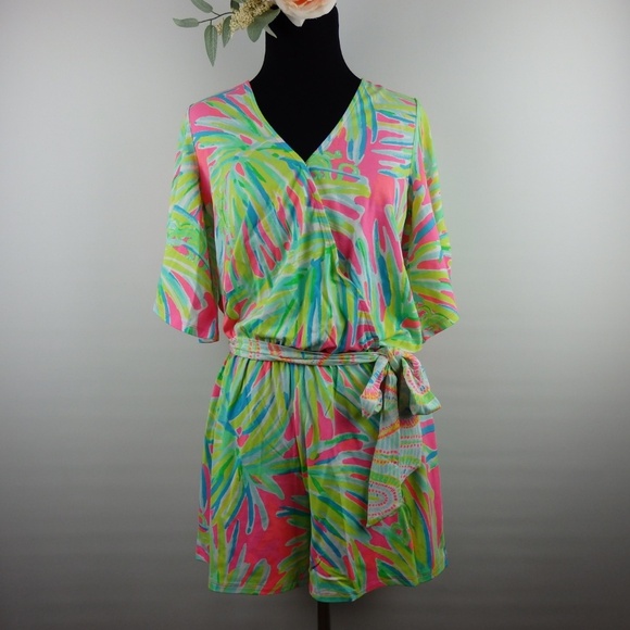 Lilly Pulitzer Madilyn Romper $178 Small - Picture 2 of 8